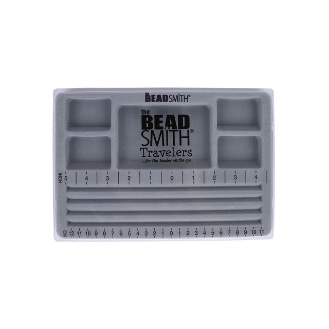 Mini 3 Channel Bead Board With Lid - 7.75" x 11.25"