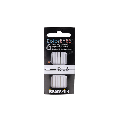 Coloreyes #10 Black Beading Needles - 2.25"