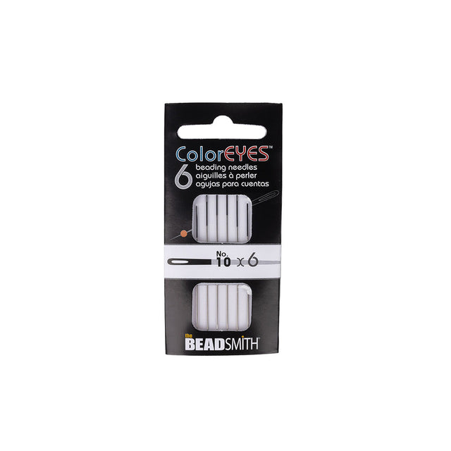 Coloreyes #10 Black Beading Needles - 2.25"