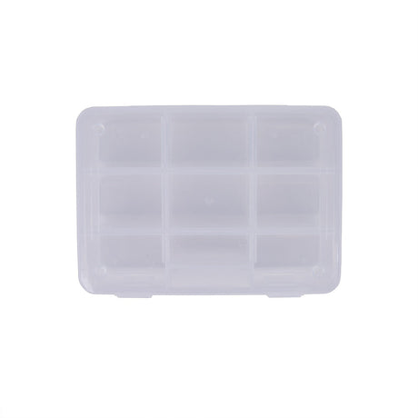 9 Compartment Small Keeper Box - 7.375 x 5.25 x 1.75"
