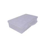Plastic Organizer with 64 2" Flip Boxes and Labels - 8.5" x 5"