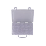 Plastic Organizer with 64 2" Flip Boxes and Labels - 8.5" x 5"