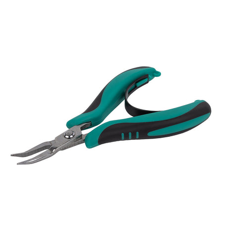 Micro Grip Ergonomic Bent Nose Pliers - 5"