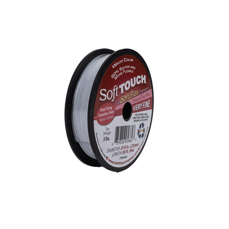 Soft Touch White .010 Stainless Steel Wire - 30 FT