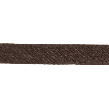 Chocolate Twill Tape - 0.625"