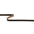 Toffee Single Face Velvet Ribbon - 0.375"