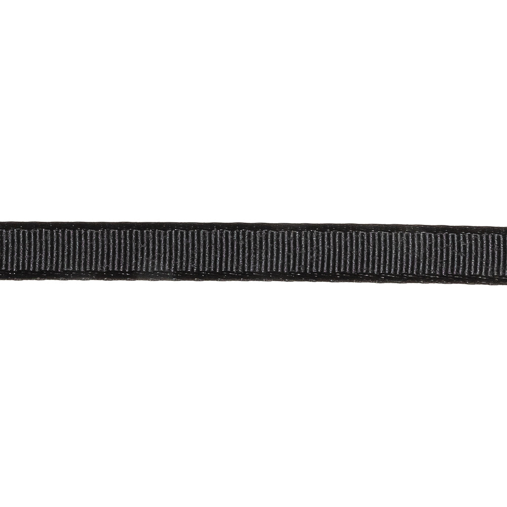 Caviar Grosgrain Ribbon - 0.375"