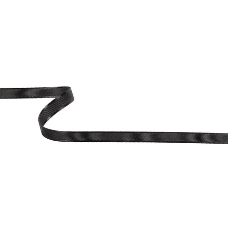 Caviar Grosgrain Ribbon - 0.375"