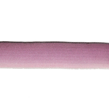 Plum Ombre Woven Ribbon with Wired Edges - 0.875"