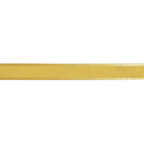 Yellow Satin-Edged Grosgrain Ribbon - 0.375"