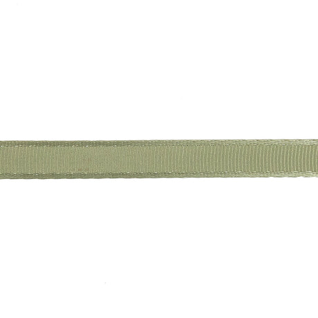 Swamp Satin-Edged Grosgrain Ribbon - 0.375"