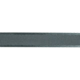 Gunmetal Satin-Edged Grosgrain Ribbon - 0.625"