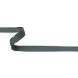 Gunmetal Satin-Edged Grosgrain Ribbon - 0.625"