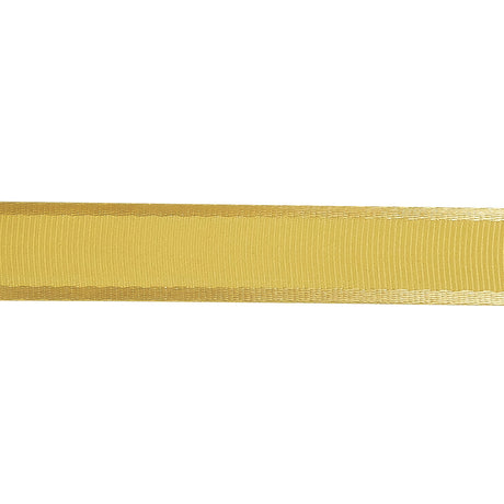 Yellow Satin-Edged Grosgrain Ribbon - 0.625"