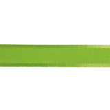 Lime Satin-Edged Grosgrain Ribbon - 0.625"