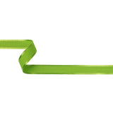 Lime Satin-Edged Grosgrain Ribbon - 0.625"