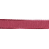 Dusty Pink Satin-Edged Grosgrain Ribbon - 0.625"