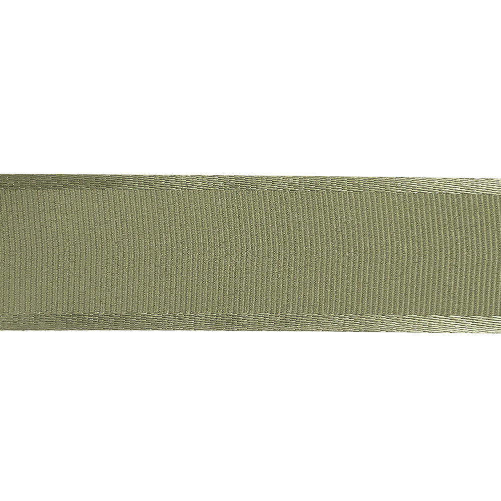 Swamp Satin-Edged Grosgrain Ribbon - 1"