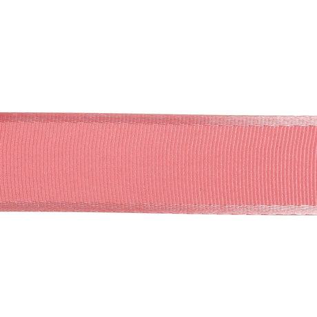 Bubblegum Satin-Edged Grosgrain Ribbon - 1"