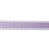 Lilac Windowpane Checks and Sheer Borders Woven Ribbon - 0.625"