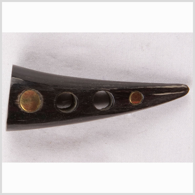 Black/Gold Horn Toggle - 80L/50.8mm