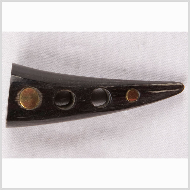 Black/Gold Horn Toggle - 80L/50.8mm