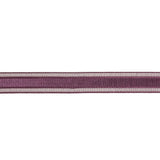 Sunset Purple Woven Ribbon with Sheer Organza Borders - 0.5"