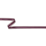 Sunset Purple Woven Ribbon with Sheer Organza Borders - 0.5"