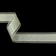Coconut Milk Woven Ribbon with Sheer Organza Borders - 1.5"