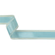 Baby Blue Woven Ribbon with Sheer Organza Borders - 1.5"