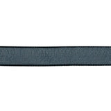Navy Shimmering Organza Ribbon with Woven Edges - 0.75"