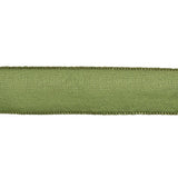 Moss Shimmering Organza Ribbon with Woven Edges - 1.125"