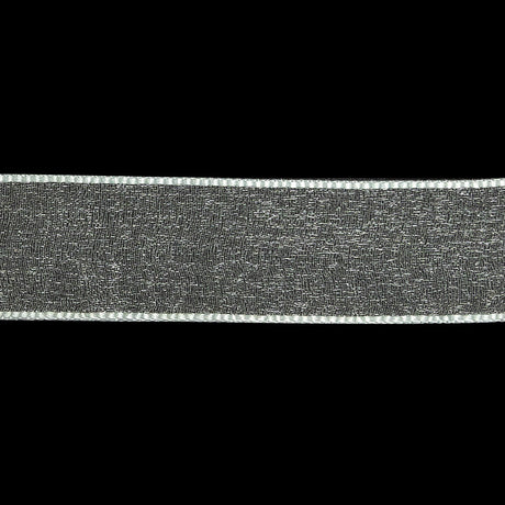 Pale Blue Shimmering Organza Ribbon with Woven Edges - 1.125"