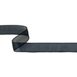 Navy Shimmering Organza Ribbon with Woven Edges - 1.125"
