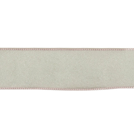 Potpourri Shimmering Organza Ribbon with Woven Edges - 1.125"