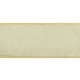 Mellow Yellow Shimmering Organza Ribbon with Woven Edges - 1.5"