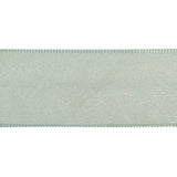 Pale Blue Shimmering Organza Ribbon with Woven Edges - 1.5"