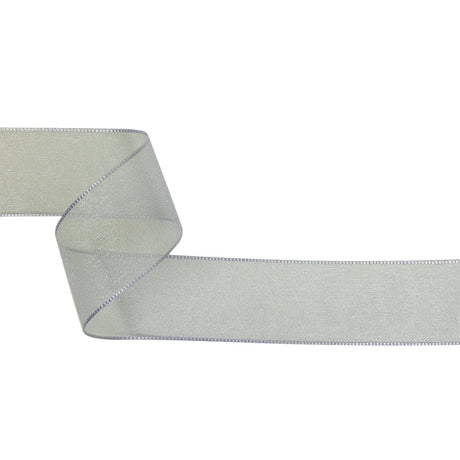 Lavender Shimmering Organza Ribbon with Woven Edges - 1.5"