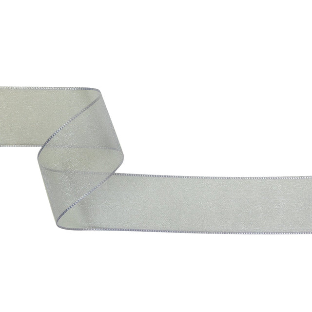 Lavender Shimmering Organza Ribbon with Woven Edges - 1.5"