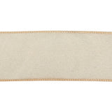 Peach Shimmering Organza Ribbon with Woven Edges - 1.5"