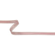 Pale Pink Woven Ribbon with Sheer Organza Borders - 0.5"
