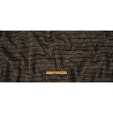Fuchsia, Goblin Blue and Gray Boucle Stripes Chunky Wool Knit