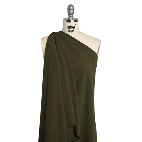 Stretch Liverpool Knit - Olive - Evangeline Collection