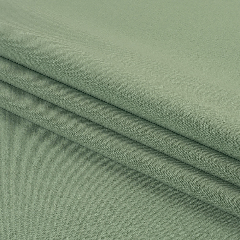 Celadon Green Stretch Polyester Suiting