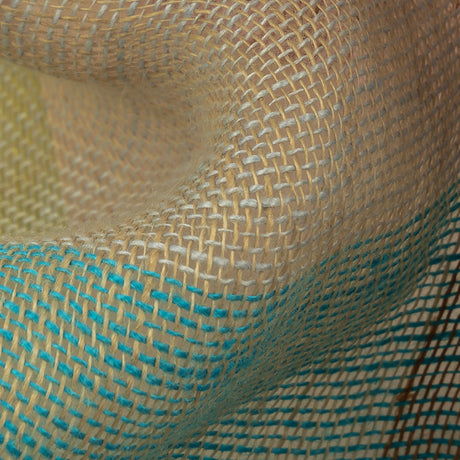Rainbow Checkered Linen Scrim
