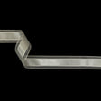 Brilliant White Woven Ribbon with Sheer Organza Borders - 1"