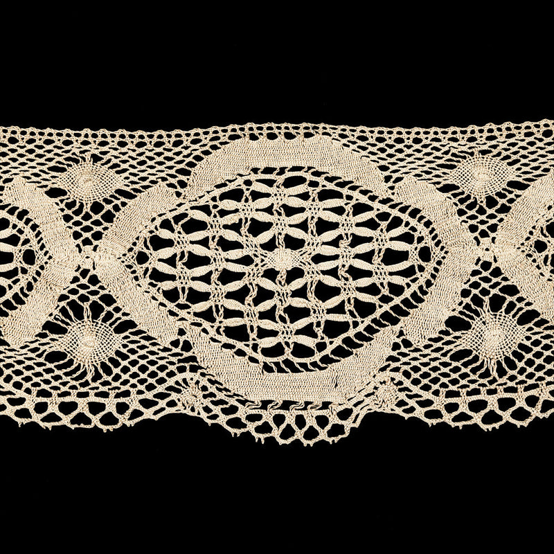 Beige Classic Cluny Lace Trim - 4.625"
