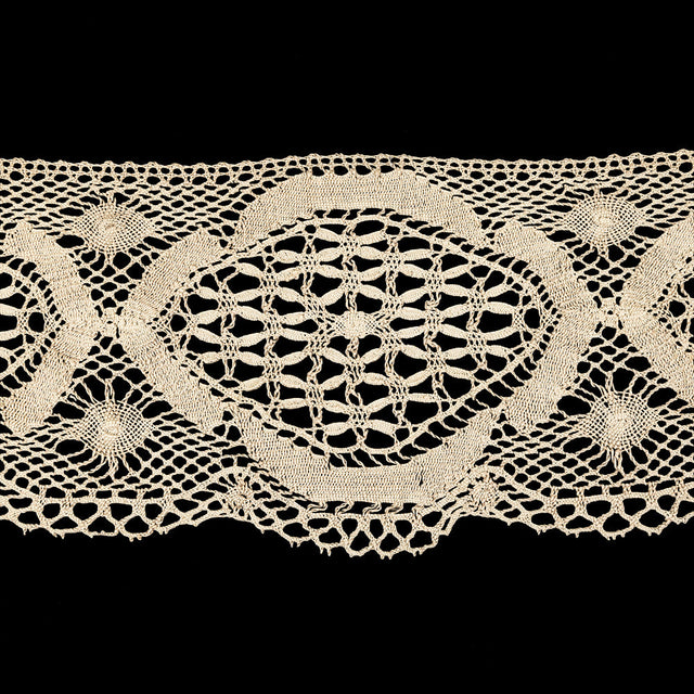 Beige Classic Cluny Lace Trim - 4.625"