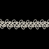 White Loops Braided Trim - 0.75"