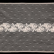Pale Pink Floral and Polka Dots Lace Trim - 7.625"